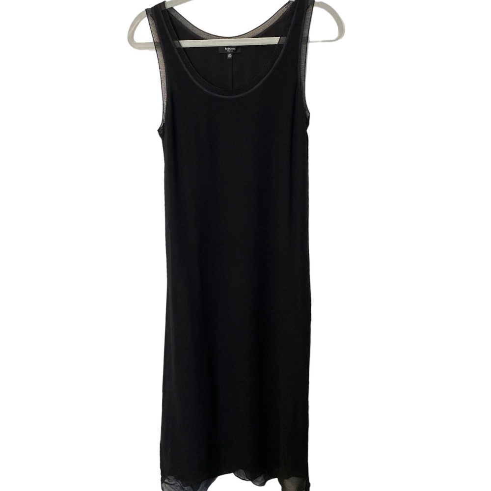 Aritzia Babaton Sleeveless Silk Maxi Dress, XXS, Black